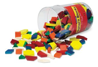 Mönsterbitar i trä 250 bitar