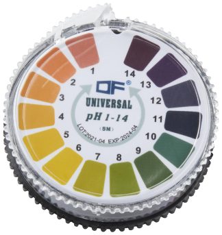 pH-papper rulle pH 0-14, 5m