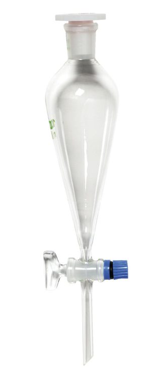 Separertratt 100 ml. Borosilikatglas