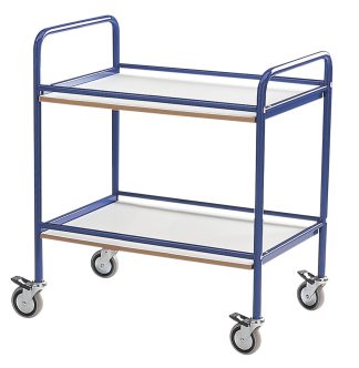 Labbvagn med 2 hyllplan