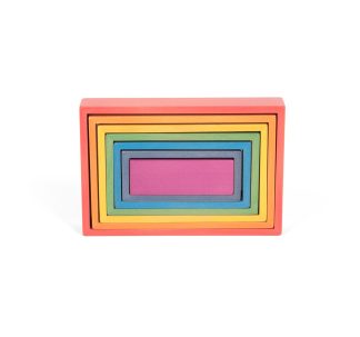 Regnbågsarkitektur rektanglar