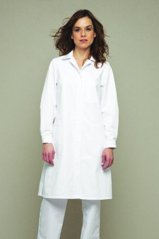 Vit laboratorierock i damstorlek 38