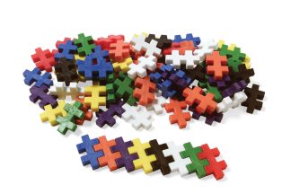 PLUS-PLUS BIG klossar i basfärger 400st/fp