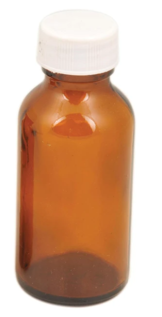 Flaska med skruvkork 125 ml