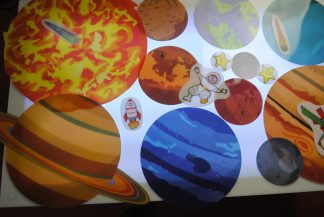 Planeter till ljusbord