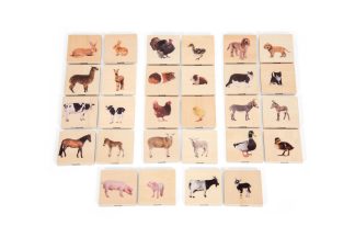 Memo bondgårdsdjur med baby