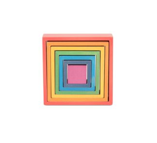 Regnbågsarkitektur kvadrater