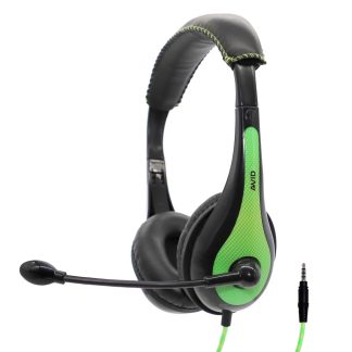 Headset, grön, AVID AE-36