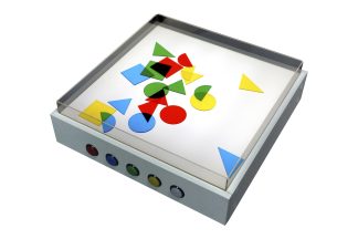 Robust ljusbord med ram