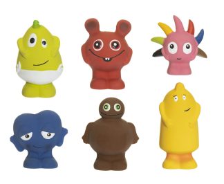 Babblarna figurer i naturgummi BD