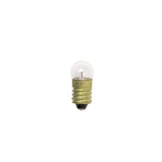 Glödlampa E10, 6V, 25 st/fp