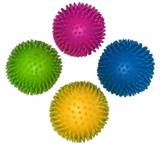 Lugnande mjuka bollar, 4 st