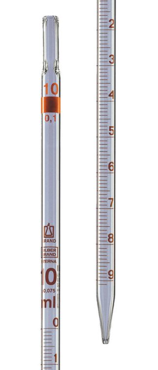 Mätpipett 10 ml. 5 st