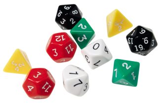 Polyhedraltärningar 12 st/fp