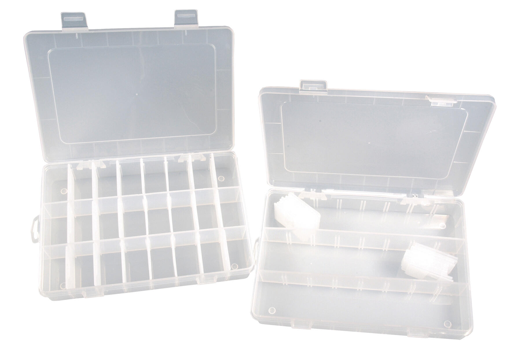 Liten förvaringslåda med fack