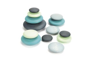 Pastellstenar i trä 18st/fp