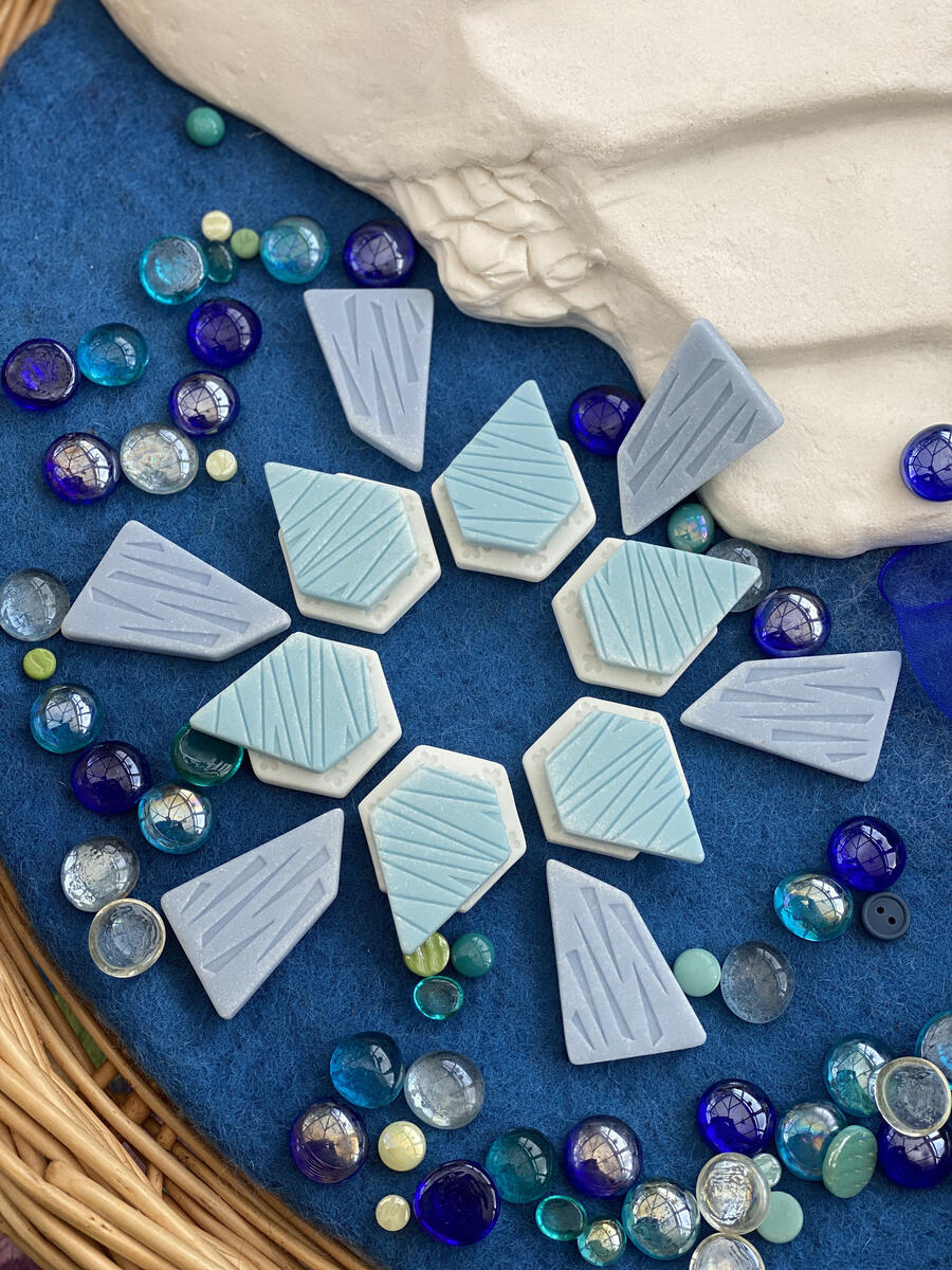 Vinterlek av sten 18st - Bild 2