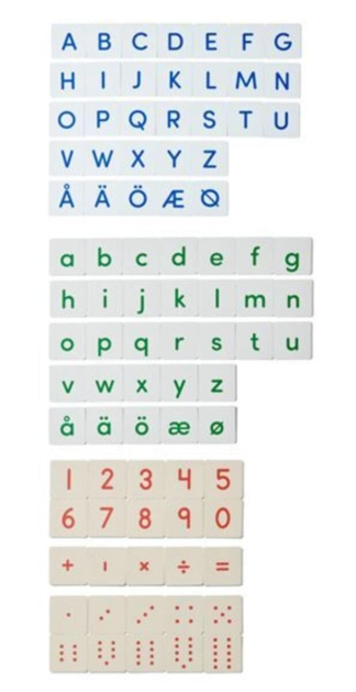 Mag Genius® magnetiskta siffror och bokstäver 190 delar/fp