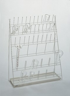 Torkställ labbutrustning