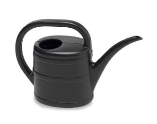 Vattenkanna 2 l, svart återvunnen plast