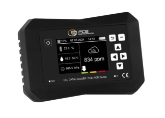 Koldioxidmätare med display
