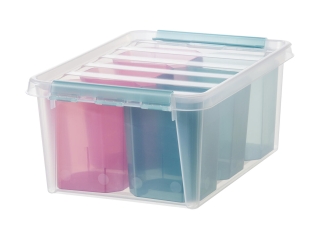 Förvaringsbox Classic 14 L inkl 6 färgade askar