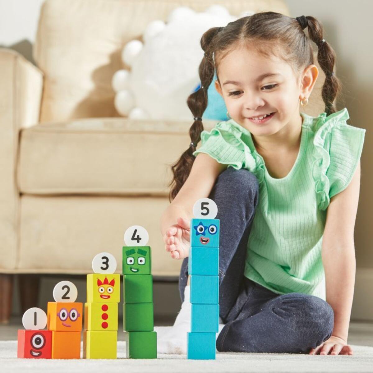 Numberblocks® One to Five 1-5 i trä - Bild 2