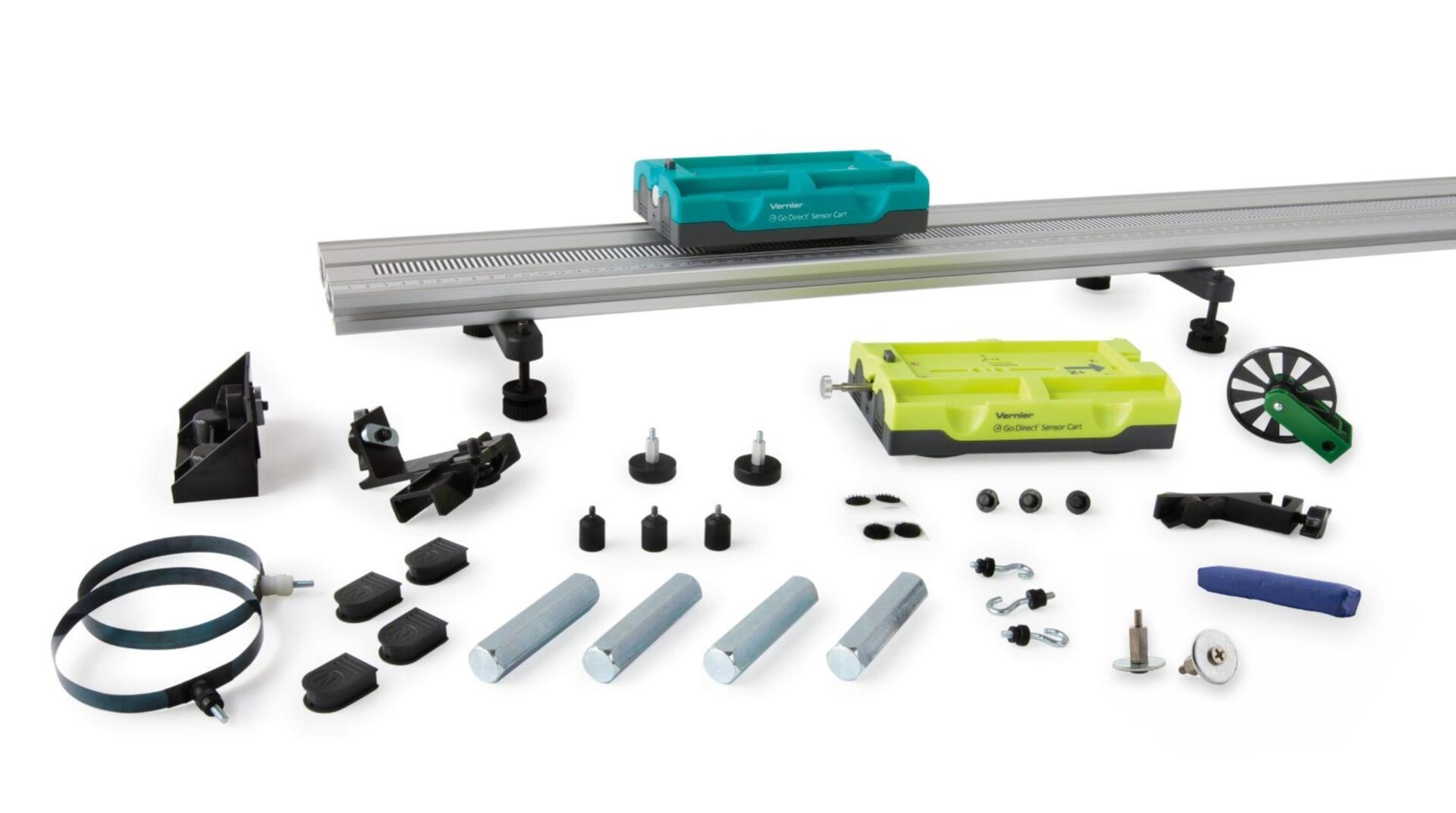 Vernier Dynamics Cart and Track System with Go Direct Sensor