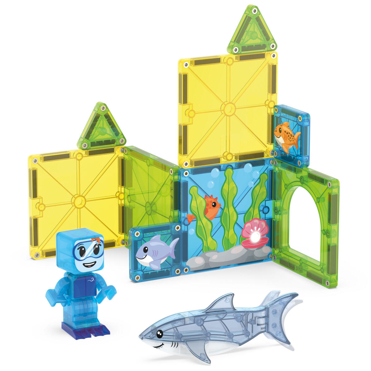 Magna-Tiles Hajdykning, 13 delar - Bild 5