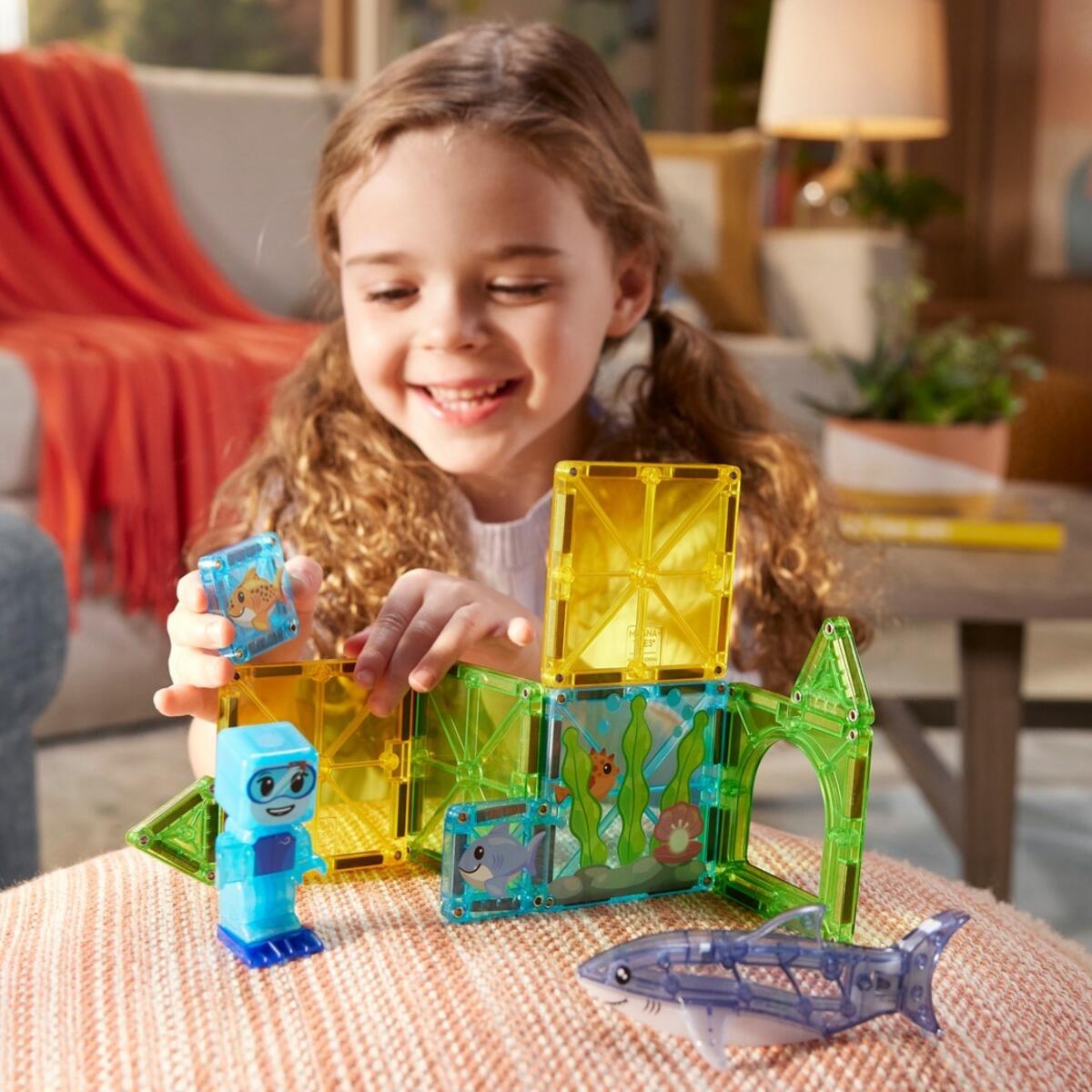 Magna-Tiles Hajdykning, 13 delar - Bild 3