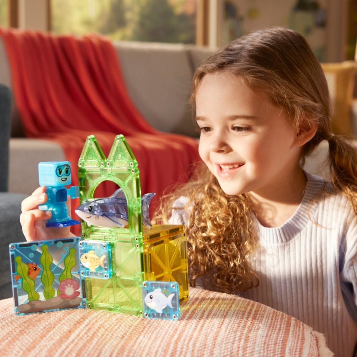 Magna-Tiles Hajdykning, 13 delar - Bild 2